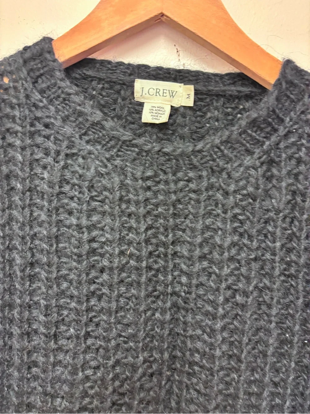 J. Crew Loose Knit Wool Blend Sweater